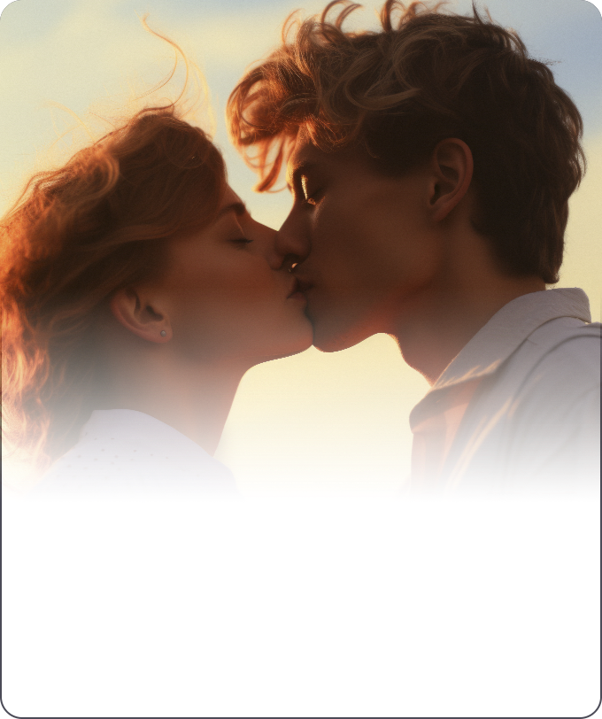 真實情侶 AI 接吻