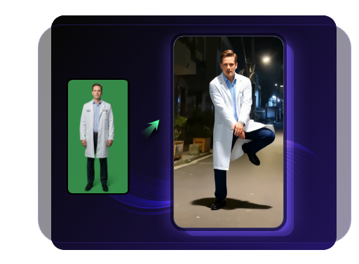 自然AI照片舞蹈生成器