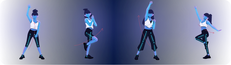 AI舞蹈動作範本