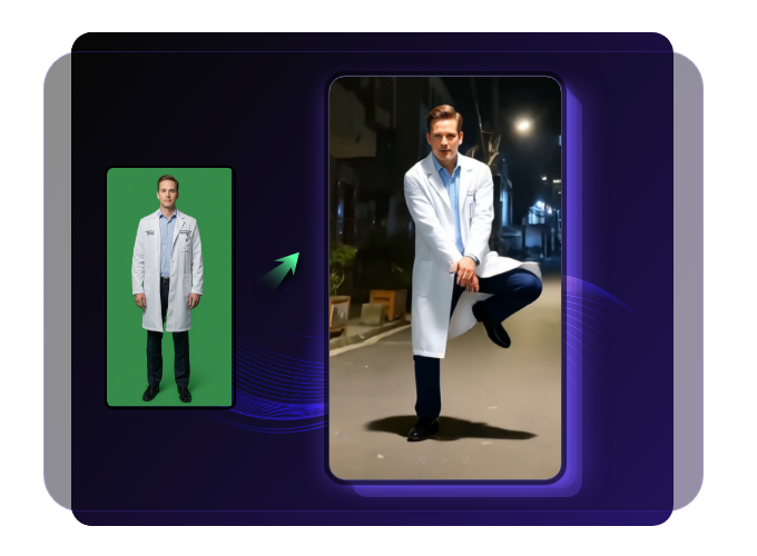 自然AI照片舞蹈生成器