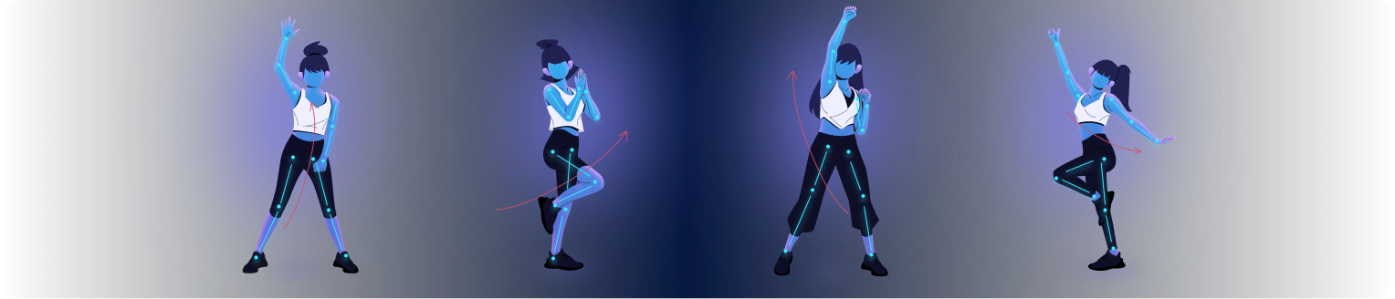 AI舞蹈動作範本